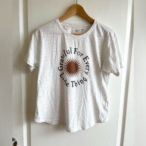 Real Fun Wow X Anthropologie Grateful For Every Little Thing T-Shirt Small